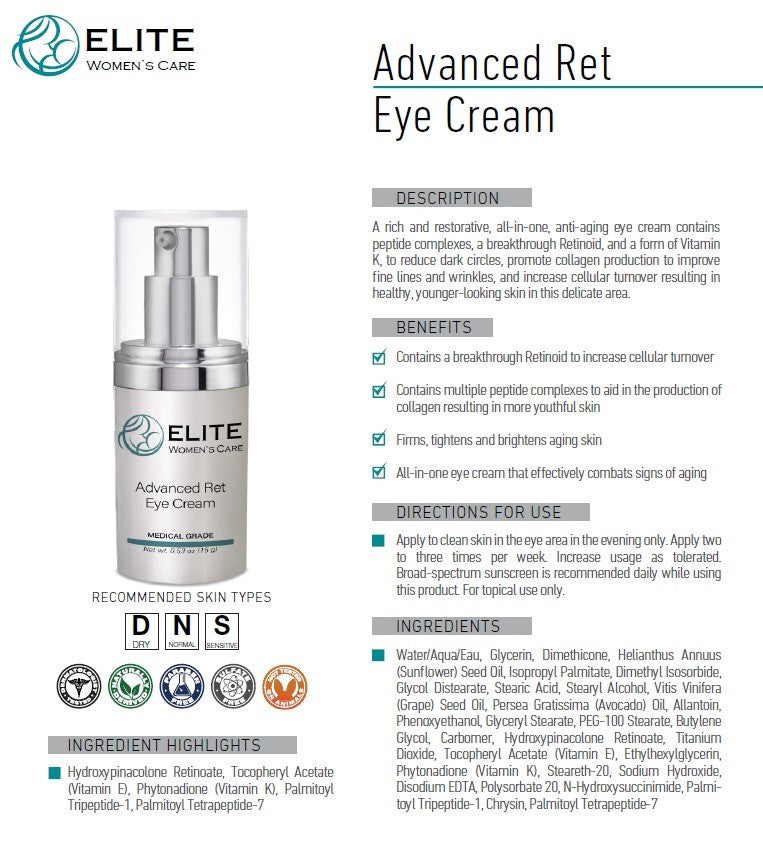 ELITE Advanced Ret Eye Cream