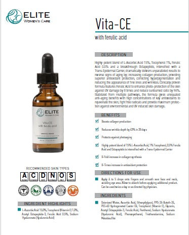 ELITE Vita-CE with Ferulic Acid