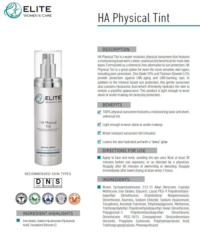 ELITE HA Physical Tint SPF 44